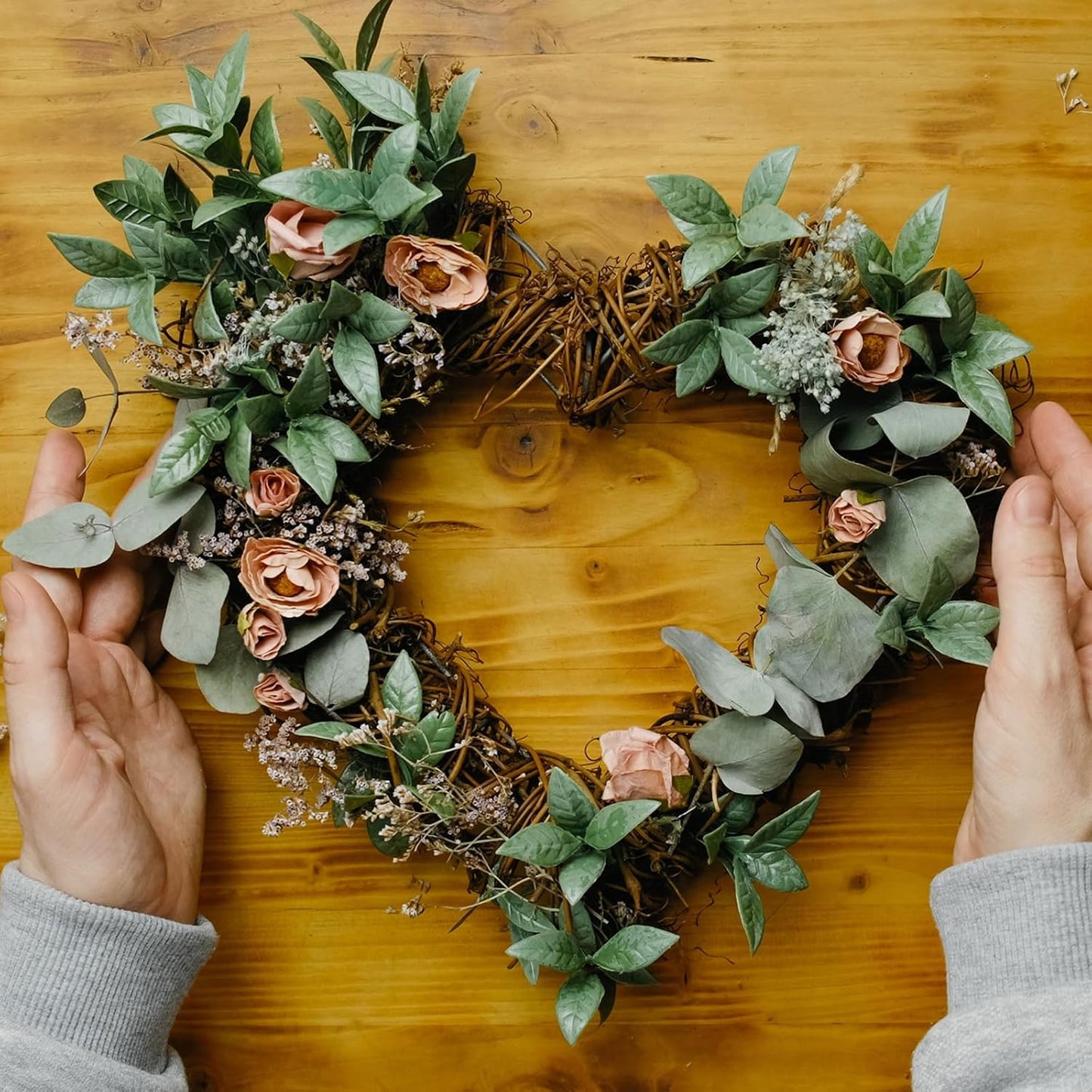 uxcell 55 Yards Floral Bind Wire Wrap Twine, 1mm Floral Wire Vine Bind Wire Rustic Craft Wire for DIY Projects Flower Bouquet Making Wreath Gift Wrapping Wedding Decoration, Pink