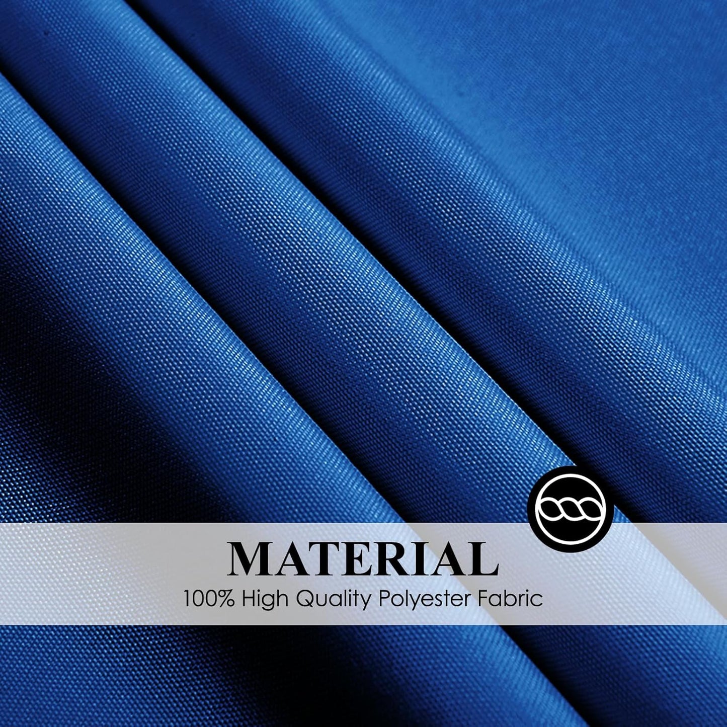 Round Tablecloth 120 Inch 2 Pack Royal Blue Tablecloths Washable Decorative Linen Polyester Table Clothes Cover for Dining Table Banquets Buffet Parties and Wedding