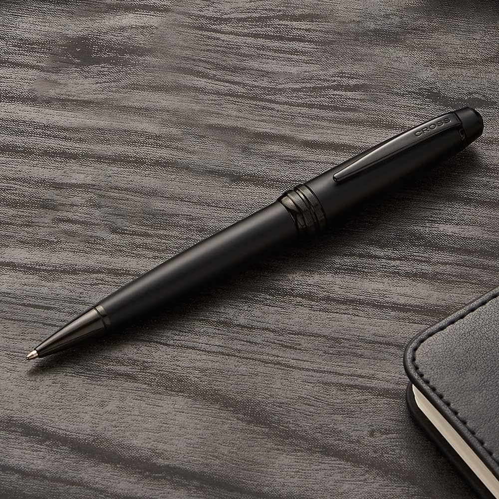Cross Bailey Refillable Ballpoint Pen Presented in a Premium Gift Box - Medium Point, Black Ink, Matte Black