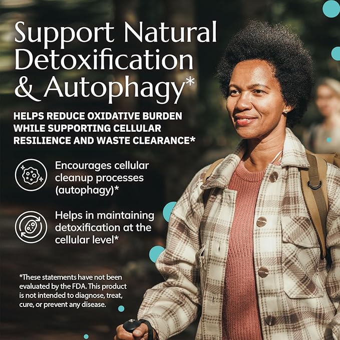 NAS Enhancer - Advanced Antioxidant & Energy Supplement – Supports Cellular Detox & Defense, Metabolic Balance & Longevity with NRF2 Activator, Turmeric, Piperine & Glutathione - 60 Veg Capsules