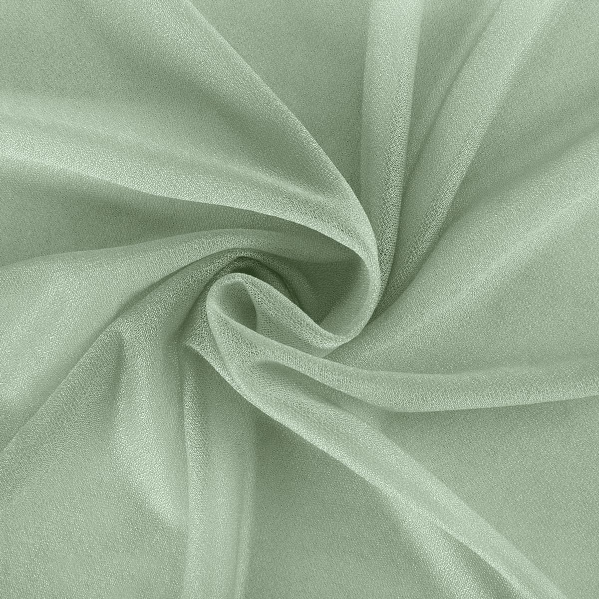 Sage Green 2 Panels Wedding Arch Draping Fabric 29" x 20Ft Sheer Drapes Outdoor Curtain for Wedding Party Baby Bridal Shower Arch Ceiling Backdrop Decor