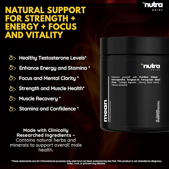 Masculinity Maximizer-Enhanced Testosterone Support - Muscle Growth, Vitality, Drive, Strength, Recovery Support with Ashwagandha, Tongkat Ali, Shilajit, Fadogia, Black Maca, Horny Goat