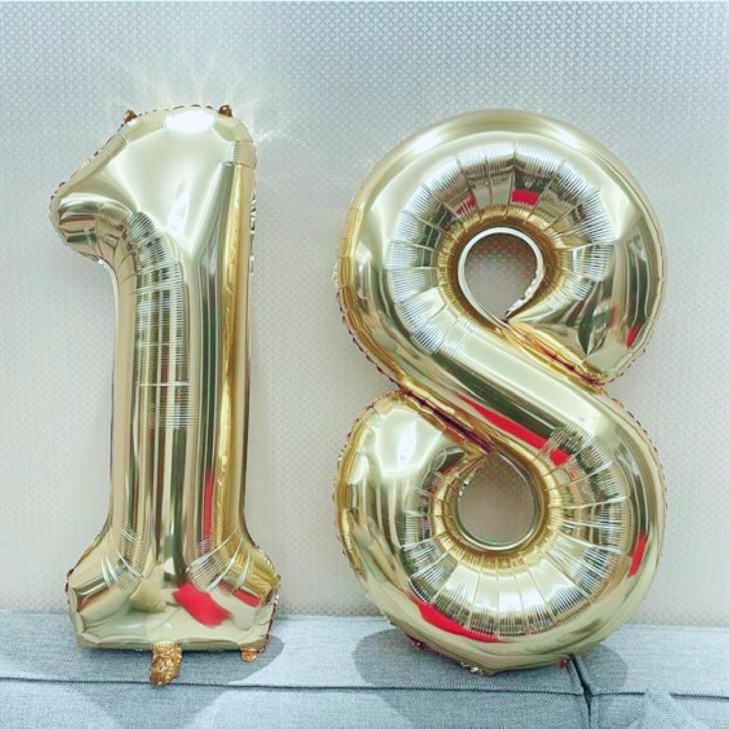 40 Inch Numbers 4 Light Gold Large Balloon Digital 4 for Birthday Party, 0-9 Birthday Party Decorations,Foil Mylar Big Number 4 Wedding Graduations Photo Shoot Decorations(Number 4)