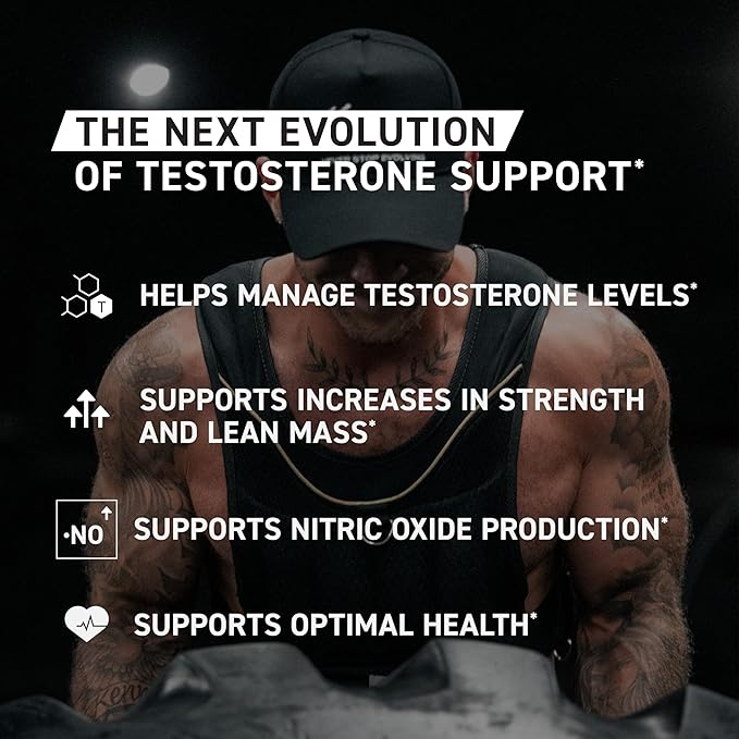 Kaged Test Elite Capsules | Unflavored | Testosterone Booster Ferodrox | Premium Hormone Managment | MR-10, KSM-66 Ashwagandha, S7 Nitric Oxide Booster | Supplements for Men & Women | 30 Servings