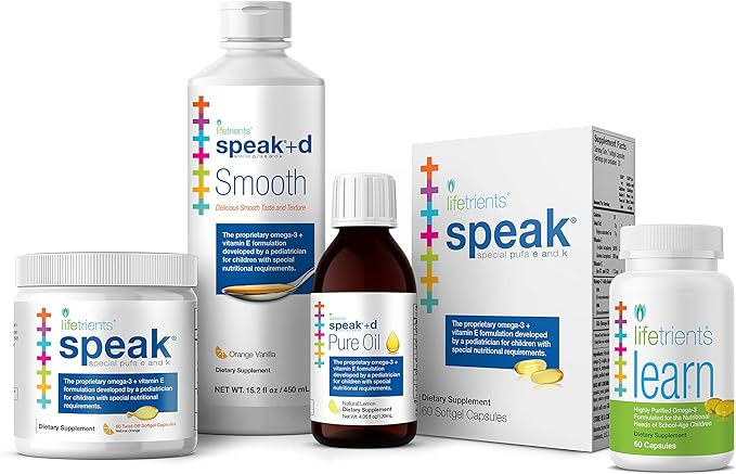 Speak+d Twist-Off Softgels – Natural Orange – 60 Softgels – Pediatrician Formulated to Support Children with Special Nutritional Requirements – Enhanced with Omega-3, Vitamin E’s & D3