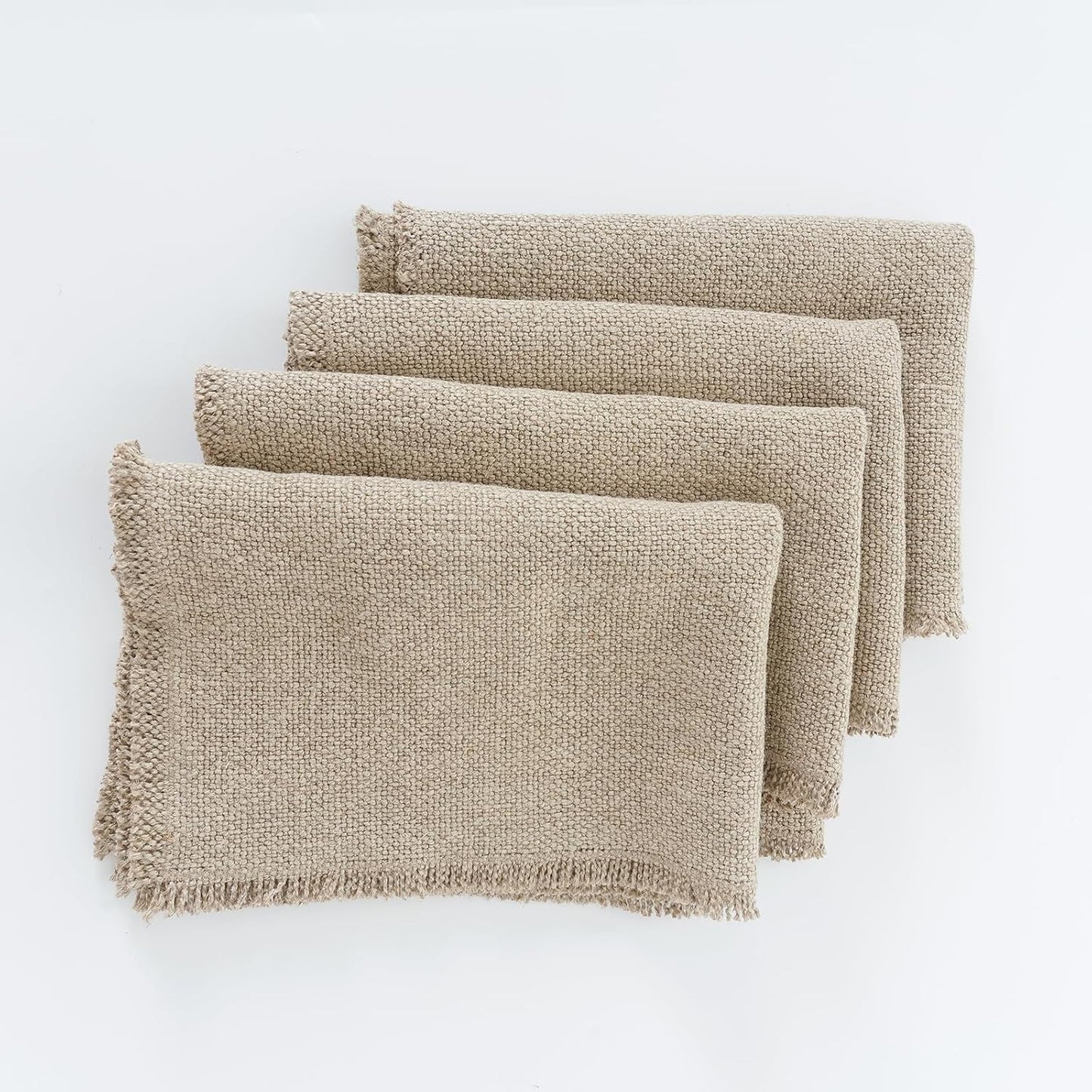 100% Pure Linen Table Runner 106 Inches Long-Super Thick Noble 14 x 106 Inch Cloth Dining Table Runner for Wedding, Parties, Everyday, Holidays (18 x 18 Inch Linen Napkins Set of 4)