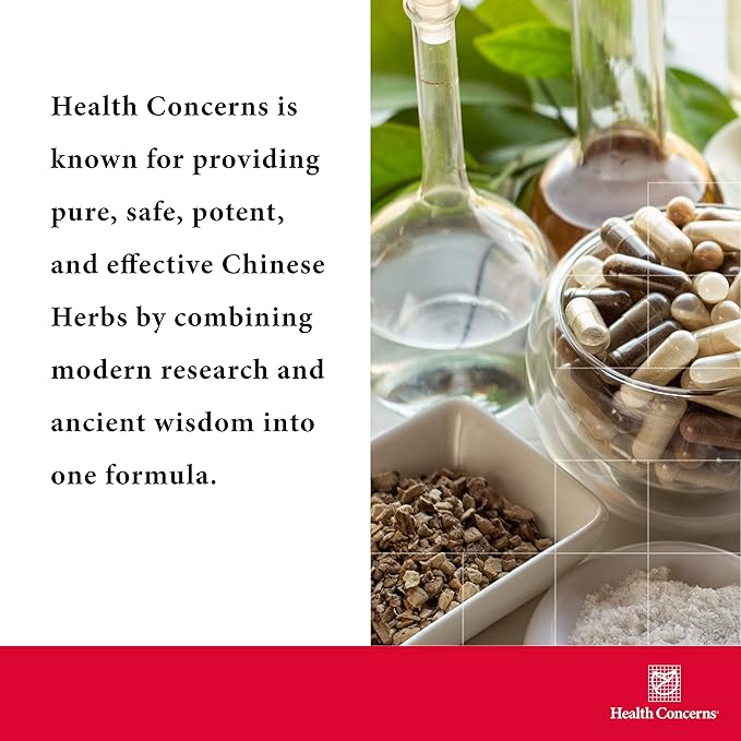 Health Concerns Bupleurum Entangled Qi Formula – Women's Hormonal Balance & Cyst Support Supplement – Traditional Chinese Herbal Formula – Blood Flow Liver Qi Cleanse – 90 Capsules