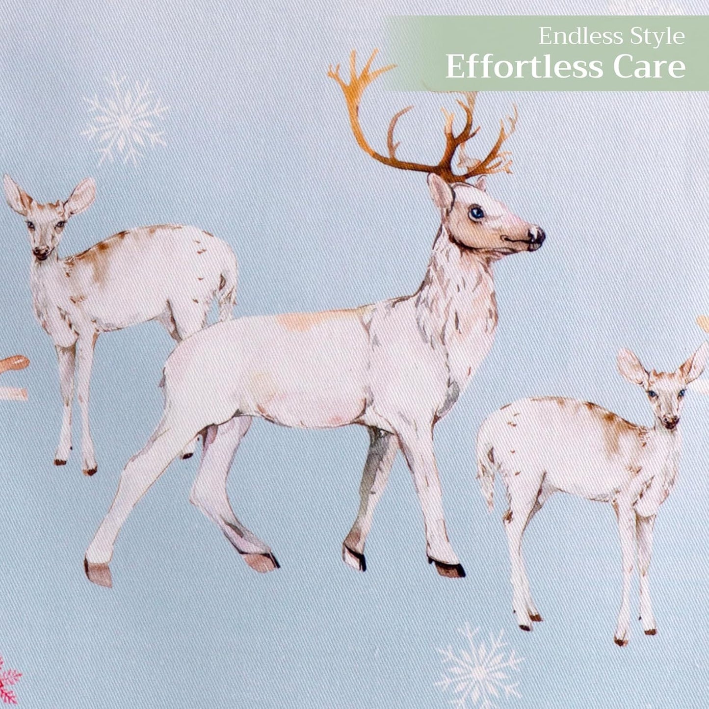 Maison d' Hermine Table Runner 100% Cotton Single Layer Table Runners 72 inches Long for Thanksgiving Christmas Decorations Home Kitchen Dining Party Wedding (Fairy Tale Forest, 14.5" x 72")