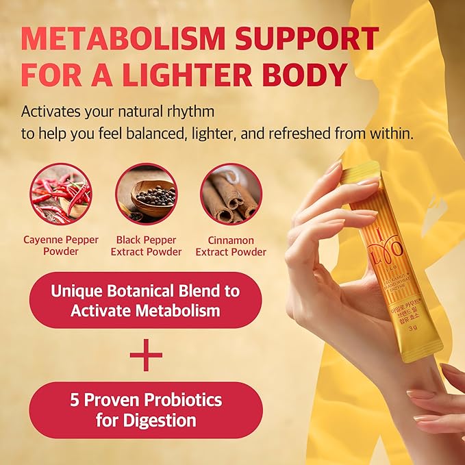 ILO Kamut Enzyme Complex – Digestive Health and Natural Metabolic Activation – Fermented Ancient Grains with Spicy Botanicals, 30 Sticks
