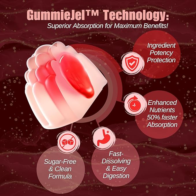 Multi Collagen Gummies Peptides Hydrolyzed Type I, II, III, V, X Plus Resveratrol Hyaluronic Acid & Biotin Gummies for Hair Skin and Nails Vitamins | Colageno Hidrolizado for Women & Men | Sugar Free