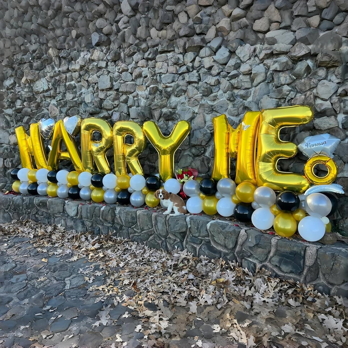 40 Inch Giant Alphabet W Customize Balloons, Large Self Inflating Gold Letter for Name Decor, Helium Custom Foil for Women Birthday Party Decoration Supplies