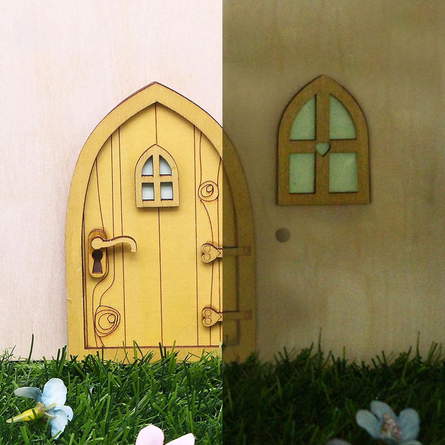 JeVenis Purple Fairy Cake Decoration Mushroom Cake Decoration Fairy Cake Decoration Garden Fairy Cake Decoration Flower Cake Decorations