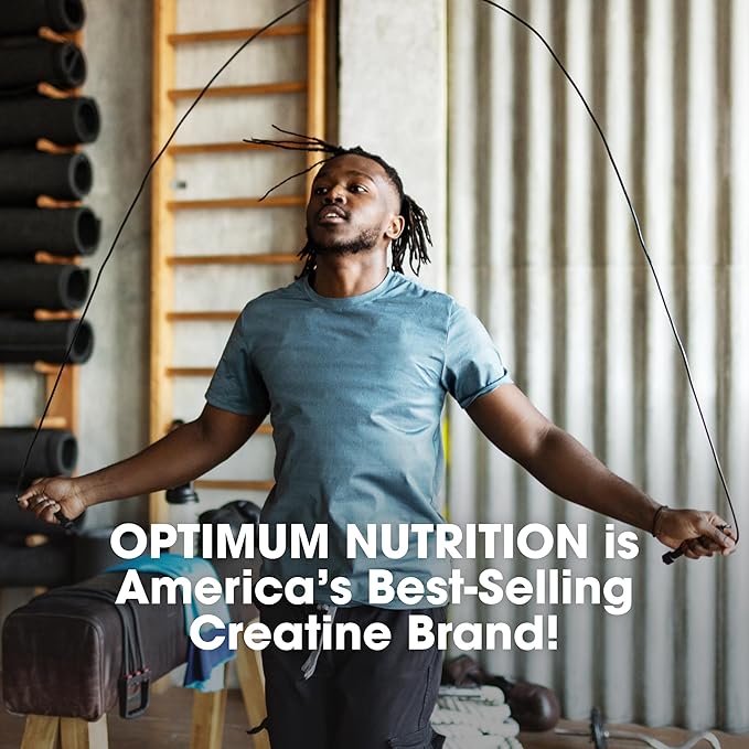 Optimum Nutrition Micronized Creatine Monohydrate Powder, Unflavored, 60 Servings, 300 Grams (Packaging May Vary)