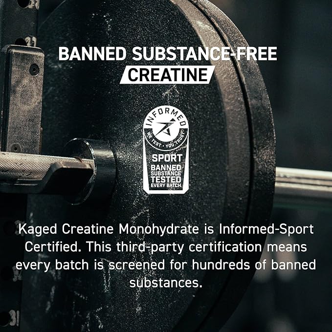 Kaged Creatine Monohydrate Elite Powder | Unflavored | Muscle Building & Recovery | MAXCatalyst for High Absorbtion | Vegan, Gluten Free, Easily Digestible | Supplements for Men & Women | 60 Servings