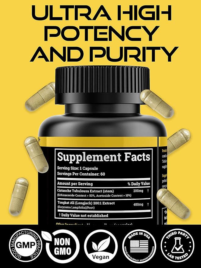 Black Forest Supplemets Starter Pack Bundle. 1 X Turkesterone + 1 X Cistanche (TESTO Pack)