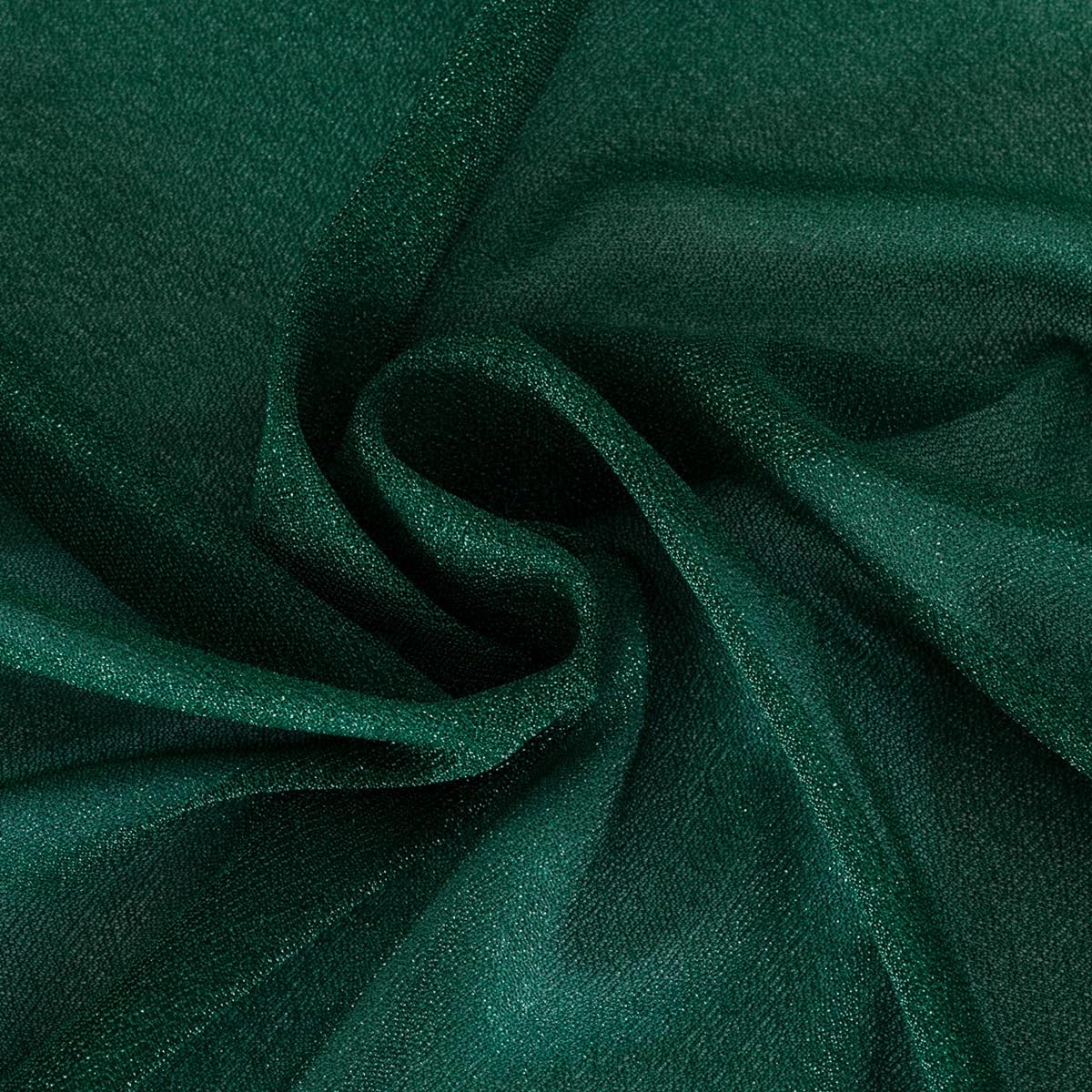 Fall Emerald Green Wedding Arch Draping Fabric 1 Panel 29" × 20FT Sheer Drapes Outdoor Curtain for Wedding Ceremony Baby Bridal Shower Arch Ceiling Backdrop Decor