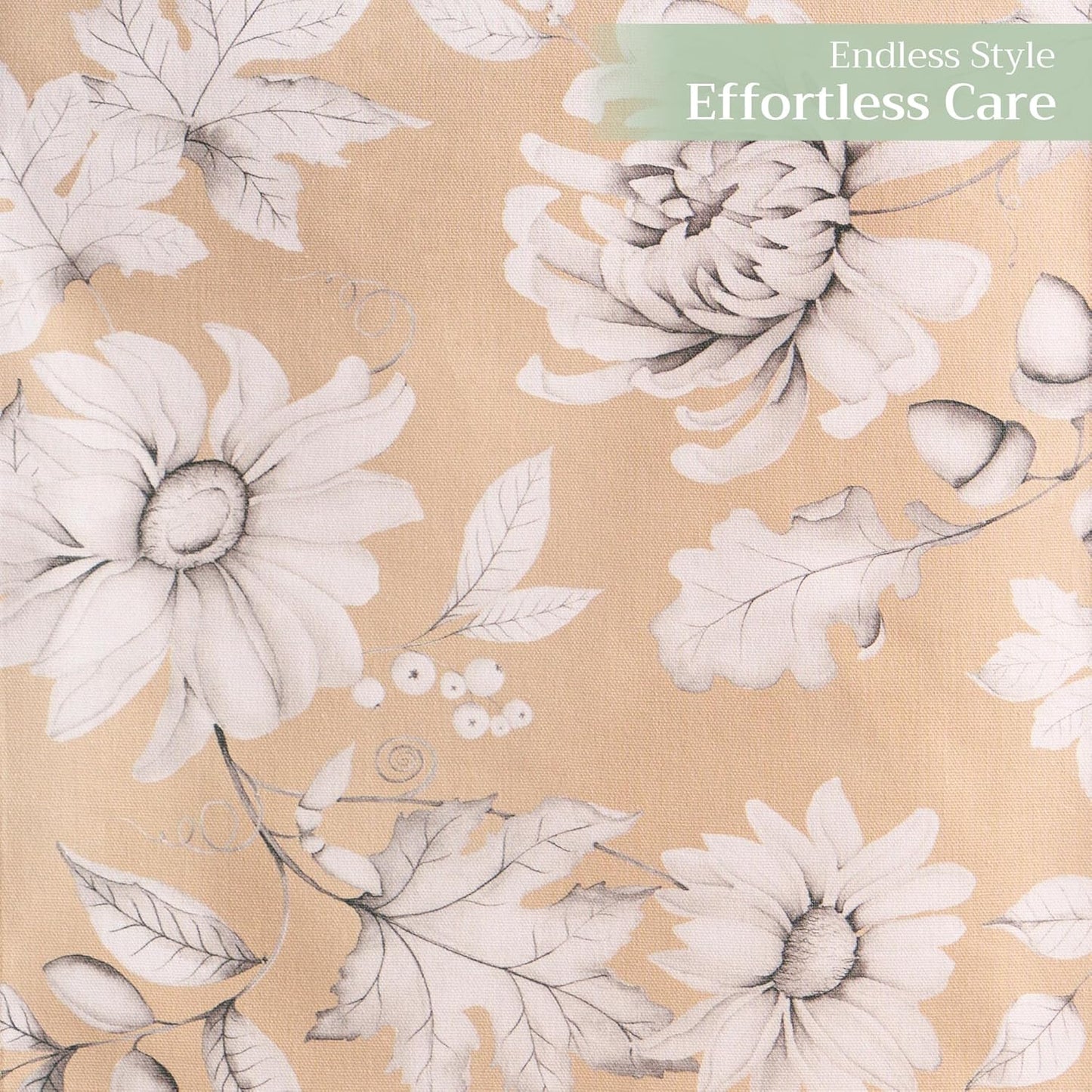 Maison d' Hermine Table Runner 100% Cotton Double Layer Table Runners 108 inches Long for Thanksgiving Christmas Decorations Home Kitchen Dining Party Wedding (Pretty Autumn, 14.5" x 108")