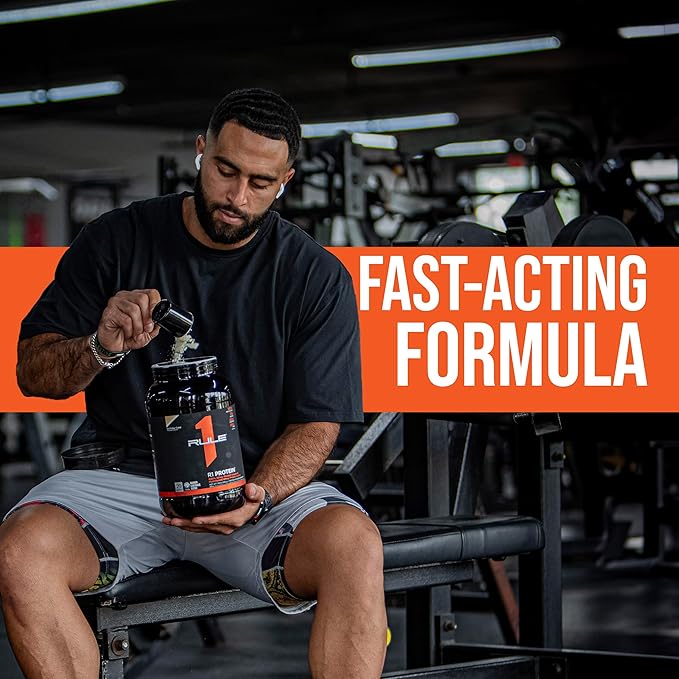 Rule 1 R1 Protein Whey Isolate - with 25g Protein & 6g BCAA Exclusively from Isolated & Hydrolyzed Sources for Workout Recovery (10 Pounds*, Vanilla Creme)