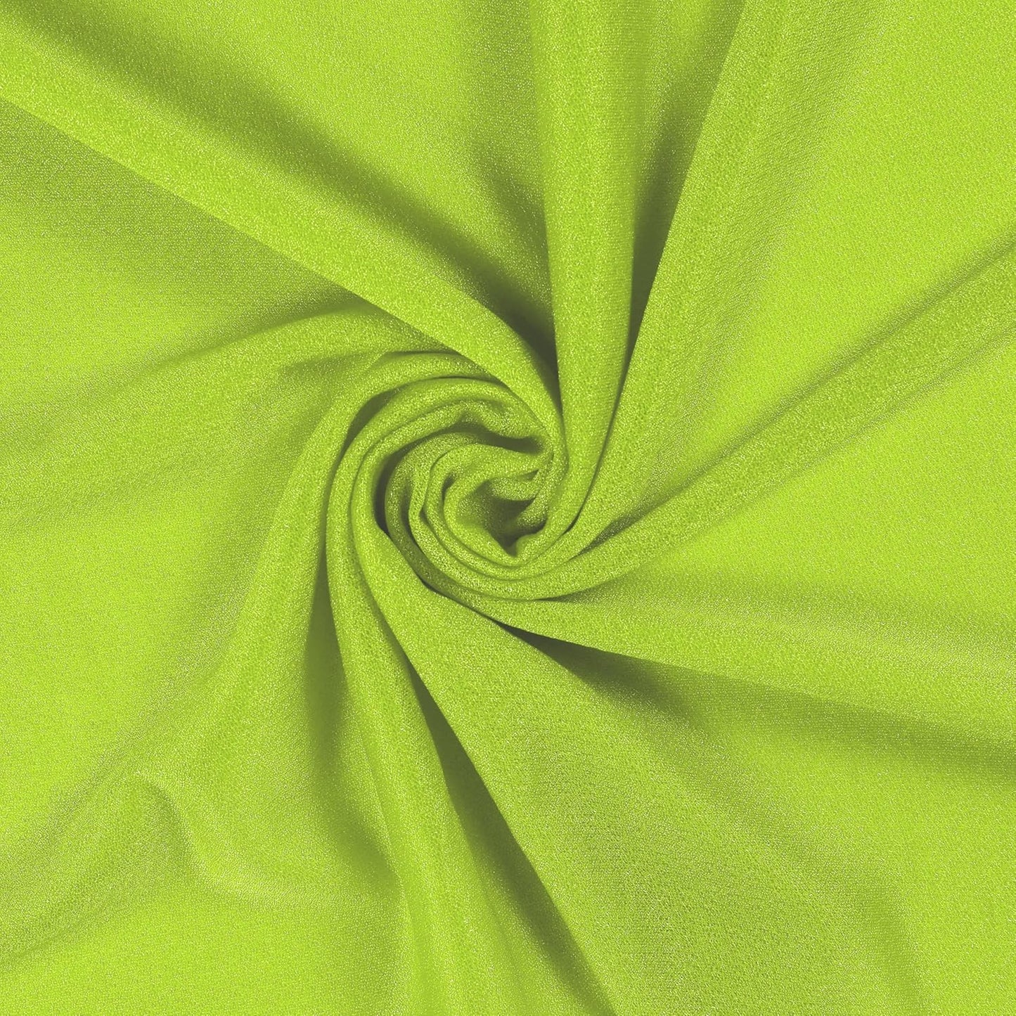 VDS Pack of 2 Panel (30 Inch X 20 Feet) Wedding Arch Draping Fabric Sheer Chiffon Fabric Drapery for Wedding Ceremony Reception Swag Backdrop Canopy Chuppah ARBO Altars Decoration (Parrot Green)