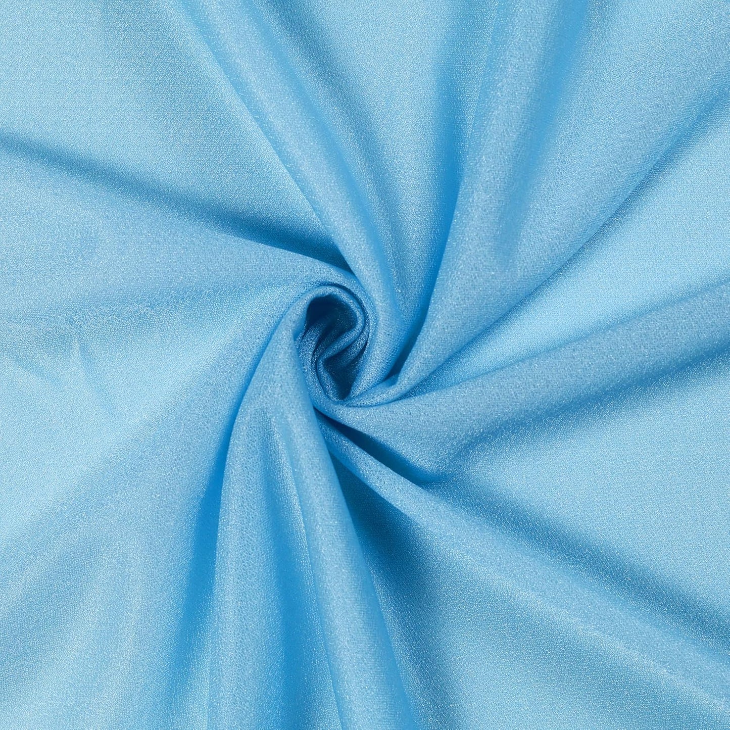 VDS Pack of 3 Panel (30 Inch X 20 Feet) Wedding Arch Draping Fabric Sheer Chiffon Fabric Drapery for Wedding Ceremony Reception Swag Backdrop Canopy Chuppah ARBO Altars Decoration (Turquoise)