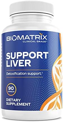 BioMatrix Liver Cleanse Detox & Repair, Artichoke Extract Liver Health Formula, Liver Supplement with Milk Thistle, Taurine, Methionine | 1+ Month Supply for Men and Women