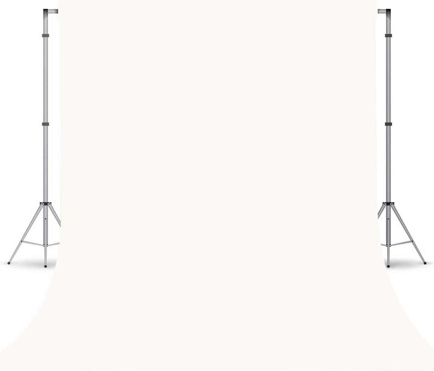 Ivory Photography Backdrop for Photoshoot, Photo Backdrop Curtain, Perfect Ivory Backdrops for Party Portrait Photoshoots Video Studio 6FTx9FT