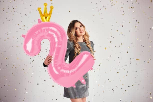 40 Inch Pink Number Balloon 0-9(Zero-Nine) with Crown, Big Size Happy Birthday Balloon, Foil Helium Big Number Balloon for Birthday Party,Wedding, Anniversary (PINK 8)