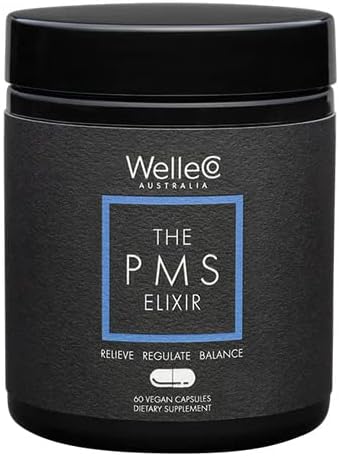 WelleCo PMS Elixir and The Goddess Elixir Bundle | Premenstrual Support Supplement for Women, Magnesium and Ashwagandha Capsules with Iron, Iodine | Hormone Balance for Women, Supports Perimenopause