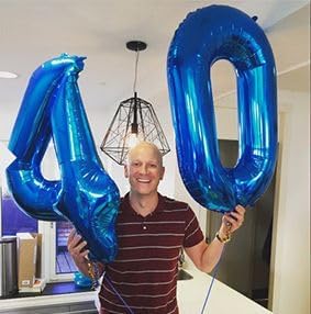 40 Inch Dark Blue Large Numbers Balloons0-9,Number 4 Digit Helium Balloons,Foil Mylar Big Number Balloons for 4th 14 Birthday Party Supplies Decorations Anniversary Wedding Supplies Decorations