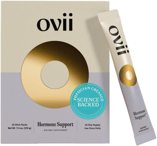 Ovii Hormone and PCOS Supplements - PCOS Supplement Powder with Antioxidants, Nutrients and Inositol for Women - 30/ct