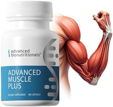 Advanced Muscle Plus – Muscle Supplement with Peptide DL185™ (Dileucine) & MyHMB® – Workout Recovery, Amino Acids & HMB Capsules for Men & Women – 30 Servings
