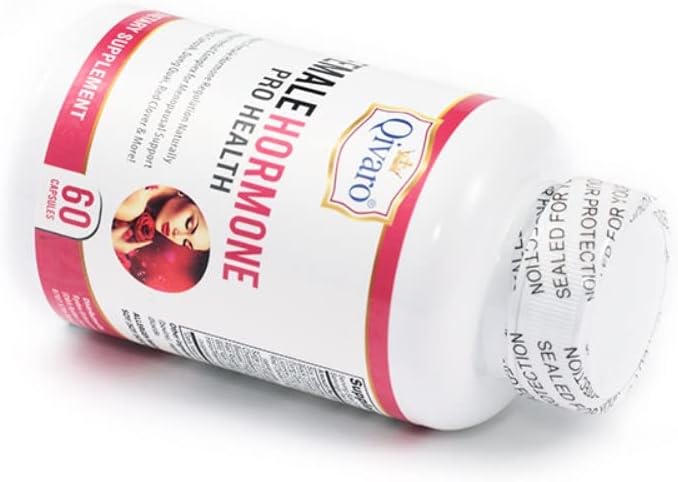 Female Hormone Supplement - Menopause Support Capsules for Women - Womens Hormone Support with Black Cohosh, Red Clover, Blessed Thistle, Wild Yam, & Raspberry - 60 Vegetable Capsules