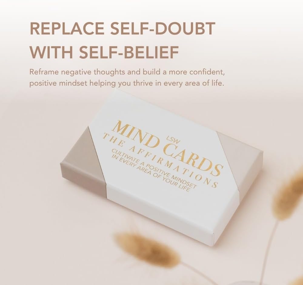 Affirmation Cards for Growth & Positive Mindset 50 Daily Mindful Manifests - Confidence, Career, Health, Relationships & Gratitude Inspirational Gifts for Women & Men