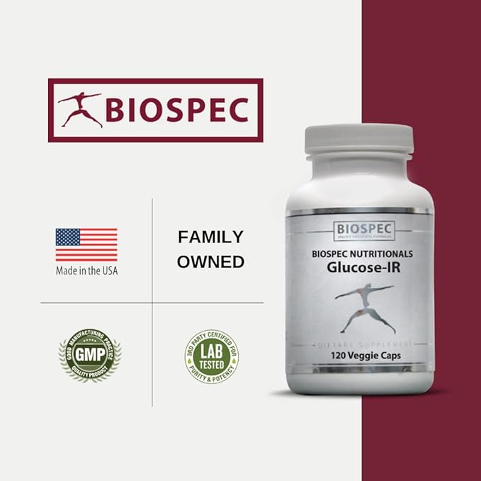 Glucose-IR - Cinnamon Extract, Chromium, Berberine, and Biotin (120 Capsules)