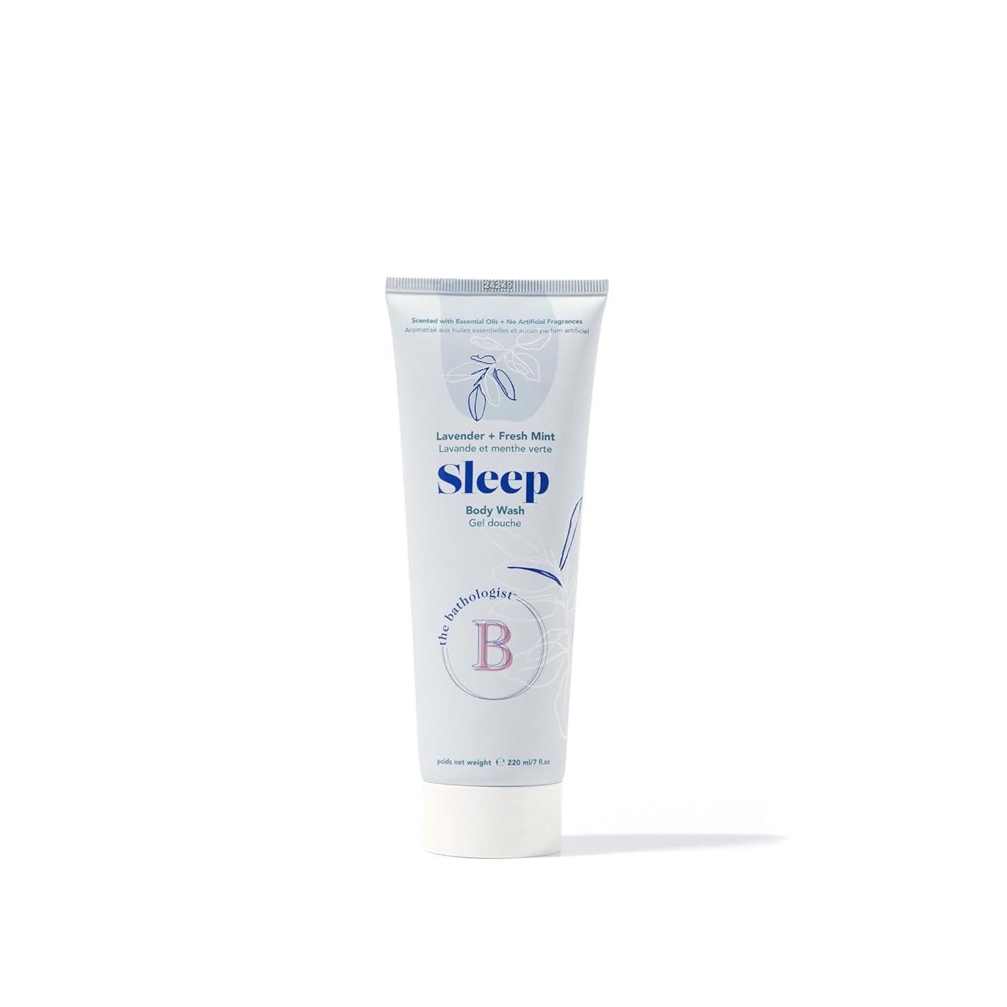 The Bathologist Sleep Creamy Body Wash, Lavender & Mint, Calming Body Cleanser for Evening Self-Care, Hydrating, Gentle Formula for All Skin Types, 7 oz
