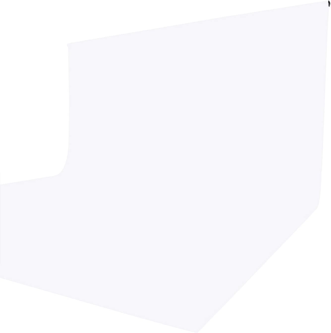 ISSUNTEX 6X9 ft Background Polyester Backdrop, Photo Studio, Collapsible High Density Screen for Video Photography and Television-White