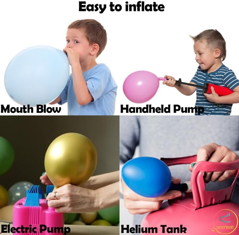 AFTERLOON® Biodegradable Balloons 100 pcs White 12 Inch Heart Shaped, Thickened Extra Strong Natural Latex Helium Float, Proposal Marriage Love Baby Shower Gender Reveal Wedding Bridal Corazones