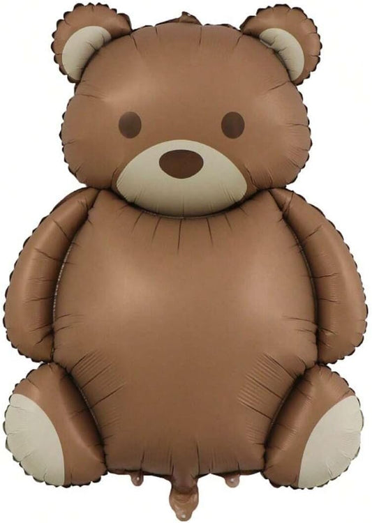 Matte bear Animal balloon Decorations teddy bear Birthday Foil balloons for baby shower Jungle Woodland Animal Farm Safari Zoo Theme Birthday Party Decoration