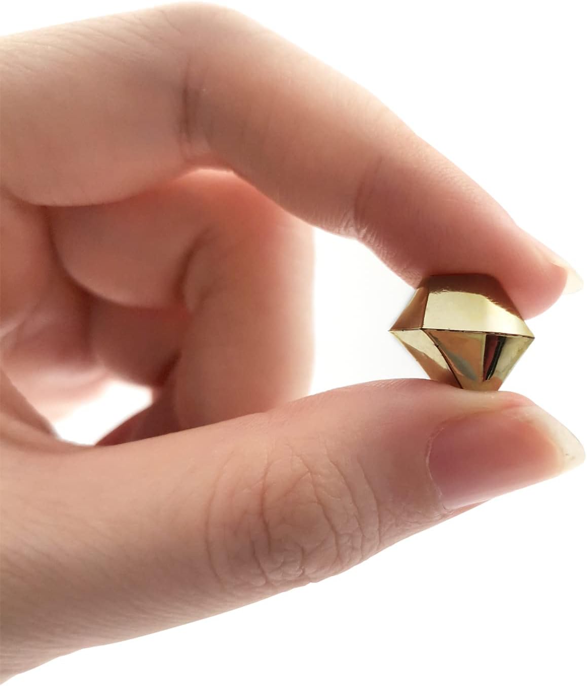 Fake Crushed Ice Cubes, Vase Fillers, 650 Pcs Golden Reusable Artificial Ice Cubes for Wedding Decor