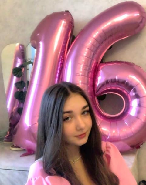 Pink 6 Number Balloon 40 Inch Mylar Foil Birthday Balloon, Digital Balloons for 6 16 Boy Girl Party Decorations Supplies, Big Helium Balloon Numbers for 26 36 46 60 Men Women Anniversary