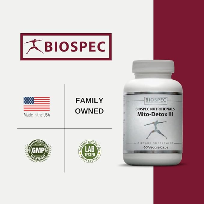 Mito-Detox III – N-Acetyl Cysteine (NAC), Acetyl L-Carnitine, Alpha Lipoic Acid (ALA), Co-Q-10