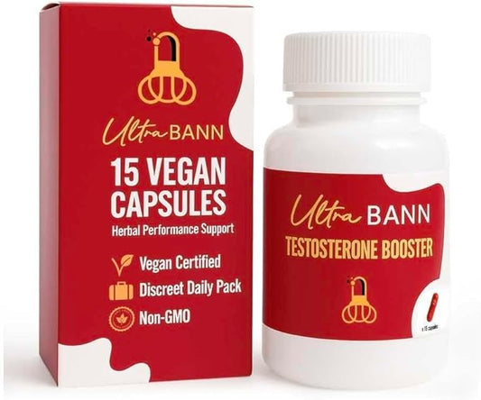 Zest Of Moringa Ultra Bann - Natural Male Vitality Supplement | Herbal Stamina & Energy Booster with Horny Goat Weed, Tongkat Ali, Saw Palmetto & Sarsaparilla | 15 Capsules