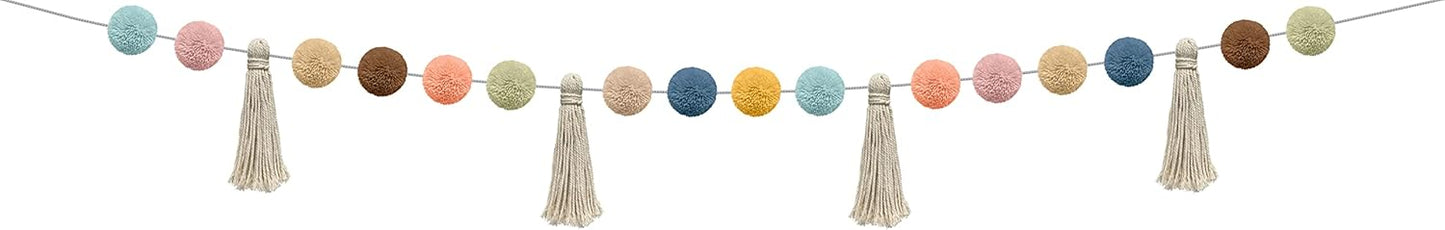 Teacher Created Resources Everyone is Welcome Pom-Poms and Tassels Garland (TCR7157)