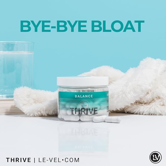 Thrive Balance Capsules | 60 Count | Plant-Based Digestive Support with Ginger Root, Fennel Seed & Buckthorn Bark Extract | Supports Gut Health, Occasional Bloating Relief & Overall Wellness