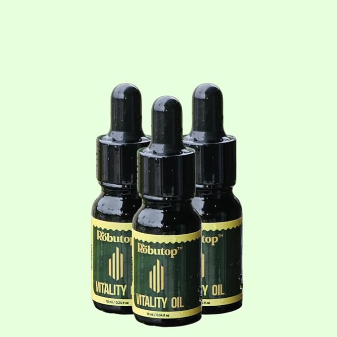 Vitality Oil – Confidence Boosting Formula for Men | Boost Performance & Potential | 10 ml | by Robutop