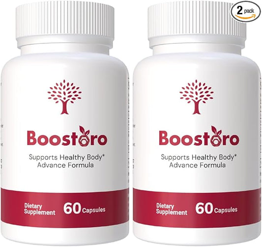 Bo.ost~oro | Advance Support Supplement | Capsules for Men, 120 Capsules (Pack 2)