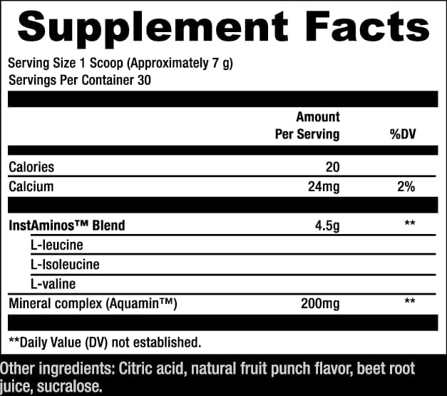 Sculpt Nation by V Shred BCAA Powder - Powerful Amino Acids Blend to Support Recovery and Endurance, Branch Chain Essential Amino Acids, Fruit Punch - 30 Servings