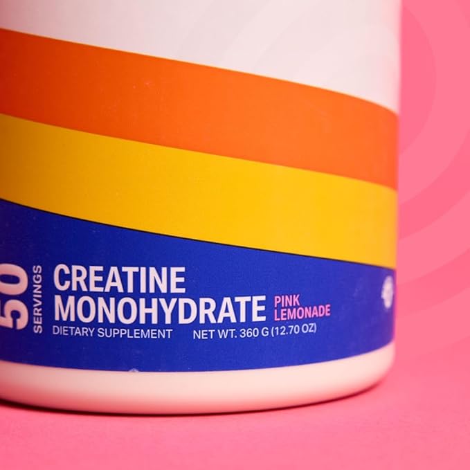 Podium Nutrition, Solos | Creatine Monohydrate, 50 Servings, Pink Lemonade, Boost Athletic Performance