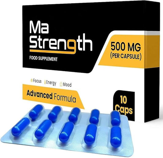 Force, Endurance and Vitality with Horny Goat Weed, Tongkat Ali, Ginseng and Maca Root. Long Lasting Activity Performance Support for Men (10 Capsule Package)