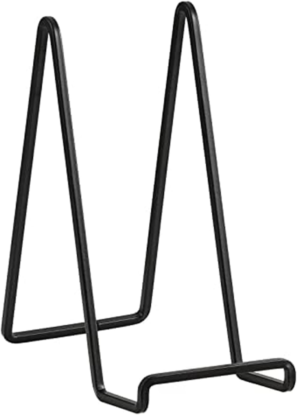 Plate Holder Easel Display Stand - 8 inch Metal Plate Stands for Display - Tabletop Picture Stand - Black Iron Easels for Display Pictures | Photo Frames | Book | Decorative Plates | Plaque - 2 Pack
